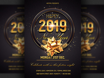 New Year Eve Party Flyer Template