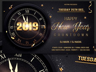 New Year Invitation | Psd Flyer