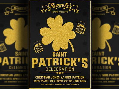 St Patricks Flyer Template