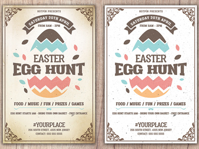 Easter Egg Hunt Flyer Template