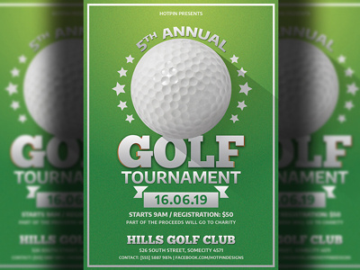 Golf Outing Brochure Template from cdn.dribbble.com