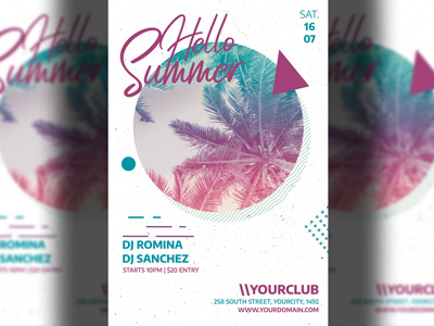 Summer Party Flyer Template