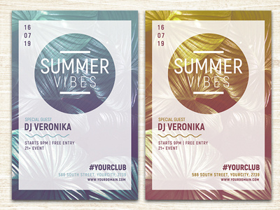 Summer Party Flyer Template