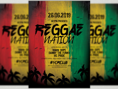 Reggae Flyer Template