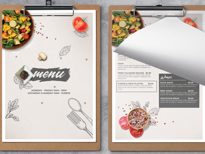 Restaurant Food Menu Template