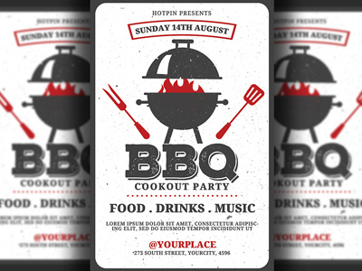 Barbecue Bbq Flyer Template barbecue barbecue flyer bbq bbq flyer cookout design event flyer flyer template grill invitation party flyer photoshop poster print promotion psd restaurant sunday template