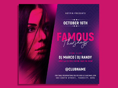 Night Club Party Flyer Template