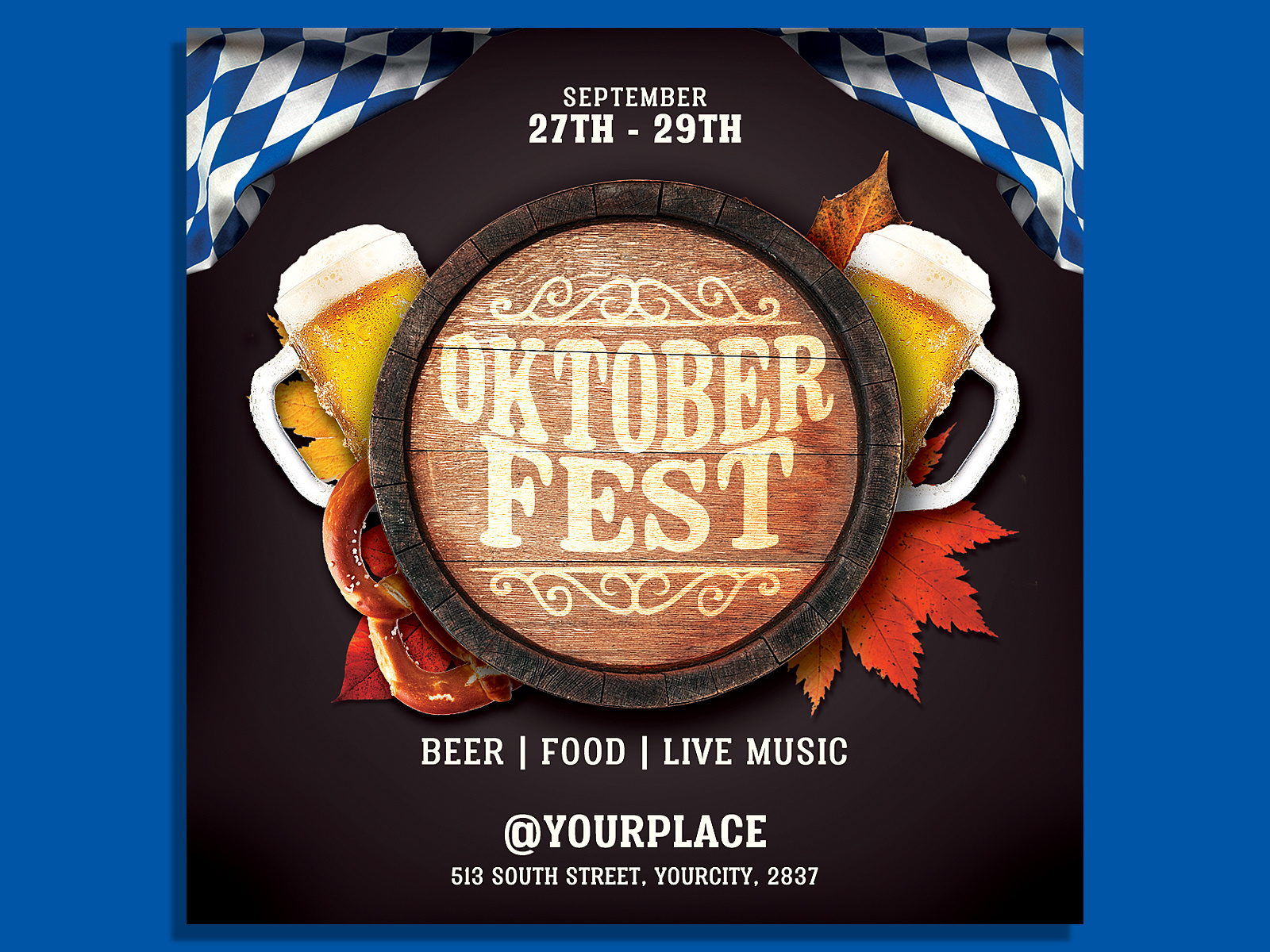 Oktoberfest Flyer Template By Hotpin On Dribbble