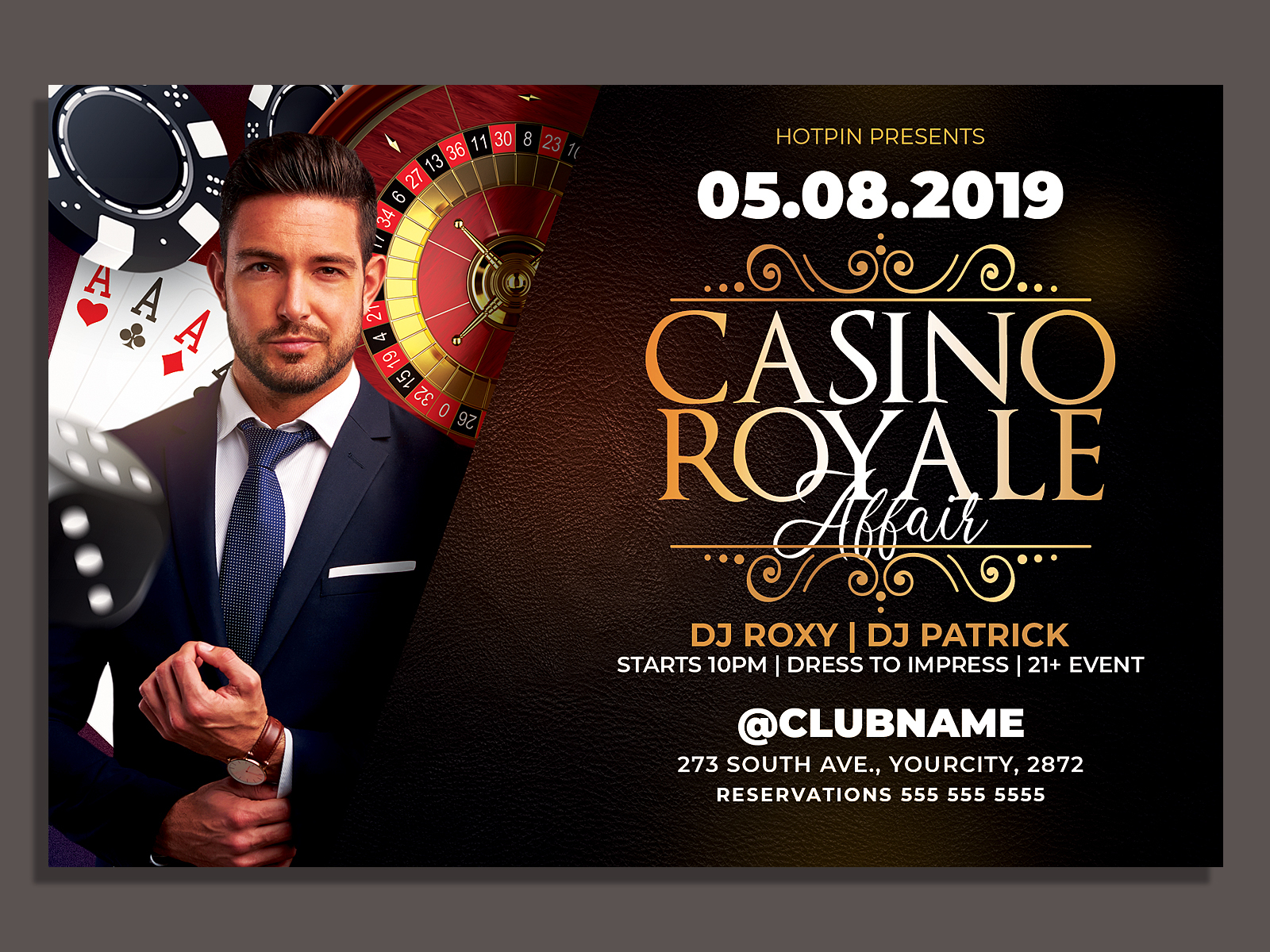 Casino Night Flyer