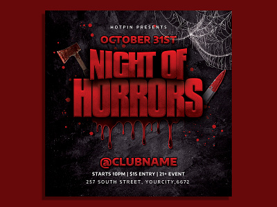 Halloween Party Flyer Template 2