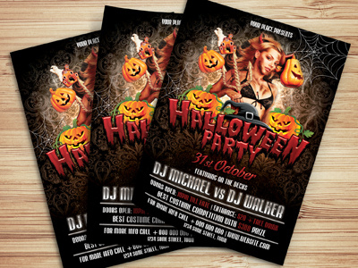 Halloween Party Flyer Templatev2