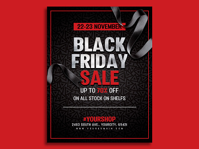 Black Friday Poster Designs Themes Templates And Downloadable Graphic Elements On Dribbble