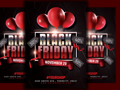 Black Friday Sale Flyer Template