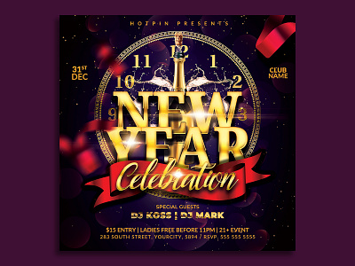 New Year Eve Flyer Template