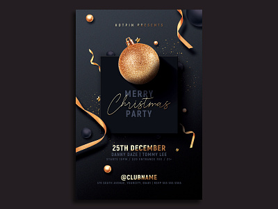 Christmas Flyer Template christmas christmas flyer christmas invitation christmas night christmas party christmas template classy club flyer elegant flyer design flyer template holiday instagram invitation new year new years eve nye party flyer photoshop