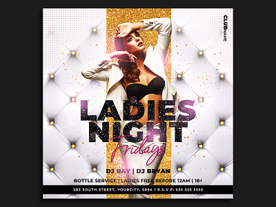 Ladies Night Party Flyer Template