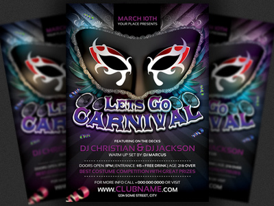 Carnival Party Flyer Template