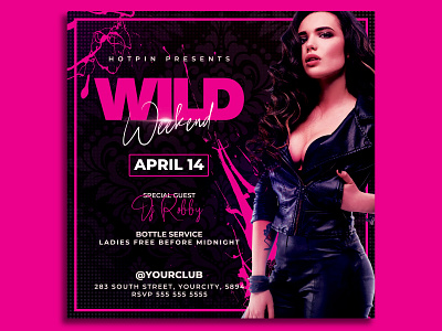 Ladies Night Flyer Template