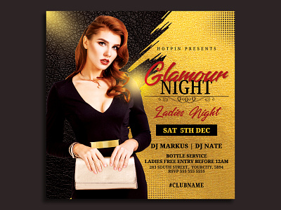 Ladies Night Flyer Template