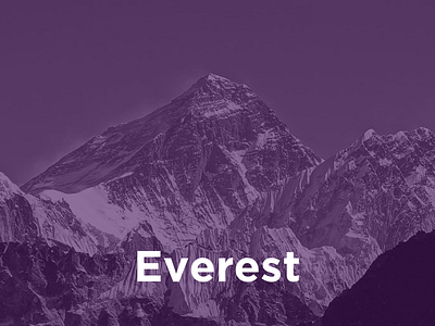 Highest Peaks On 5 Continents 400px climbing mobile mountains ui visual design