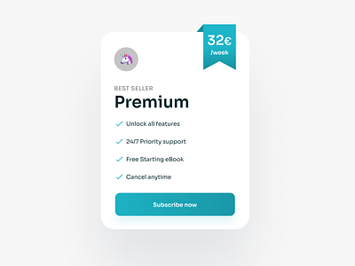 Daily UI | Pricing Card design figma pricing card ui