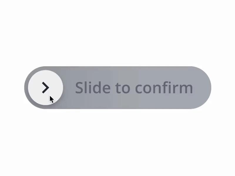 Slide to confirm