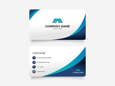 Business card design app branding design graphic design illustration lading page ui ux
