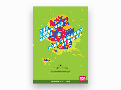 Poster for AUTODESK Design Lecture Series autodesk design illustration poster