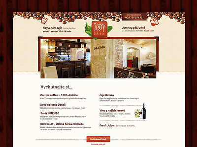Iggy bar cafe coffee design web design website