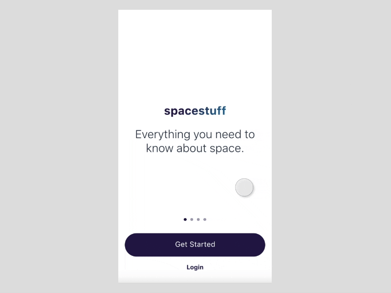 Spacestuff flinto interaction design space ui ux