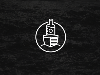 Cruise Bar boat cruise design identity line logo minimal minimalism nautical ocean