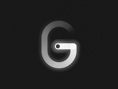 36 Days of Type - G 36 days of type g gradient grunge illustration letter retro simple symbol typography video game