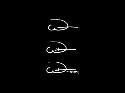 Witt Lowry Identity Concept concept design handwriting identity logo mark signature typography witt lowry writing