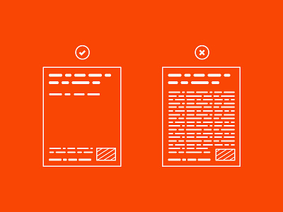 Advert Wordcounts adverts body brand copy guidelines icons infographics orange print text wordcount words