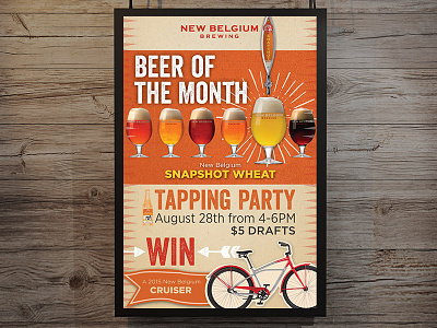 New Belgium Poster beer bike new belgium poster