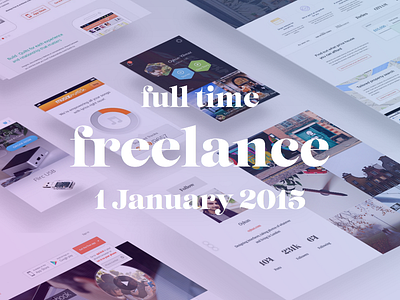 I'm now full-time freelancer :) android available design freelance ios ipad iphone os x web