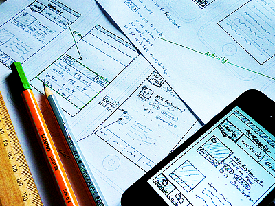 Wireframing iPhone App