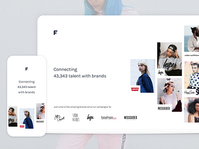 The new Feels.com animation case study clean fashion landing minimal responsive simple single page web website