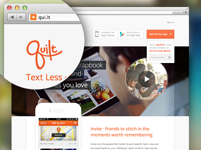 Welcome to Quilt quilt web web design web ui webdesign website