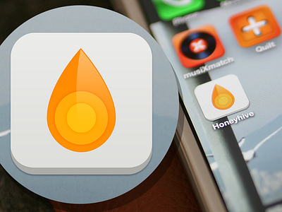 Honeyhive App Icon app appicon icon ios iphone mobile