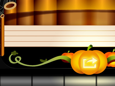 Halloween theme glow halloween ipad app iphone app leaves music music app piano pumpkin