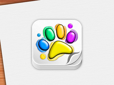 Icon for coloring app animals bear bear print coloring zoo icon inks ios ios icon paint zoo