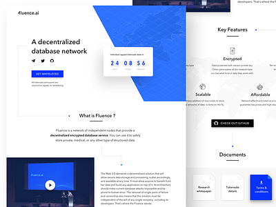 ICO landing page