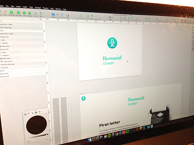 Humanist coder Blog design WIP