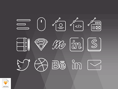gergocs 2015 iconset icons personal portfolio social tools webdesign