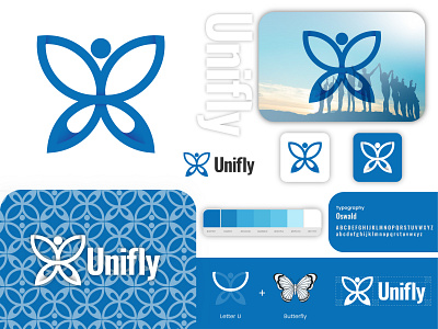 Unifly Logo 3d animation app branding design graphic design illustration logo motion graphics ui ux vector