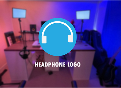 Headphone Logo 3d animation branding business card design business card logo business logo creative logo creative top logo design flayer graphic design illustration logo motion graphics nice logo top logo