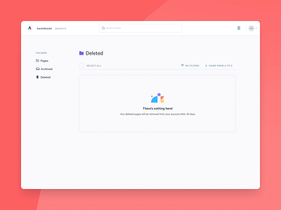 There's nothing here 👀 abstract after effects animation dashboard design empty state figma illustration ui vector