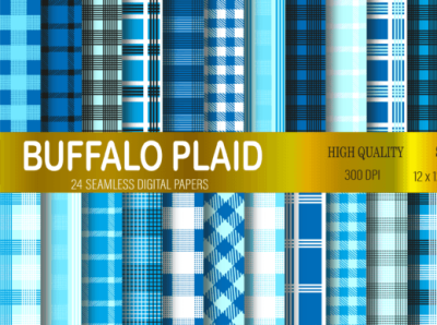 Christmas Buffalo Plaid Digital Papers