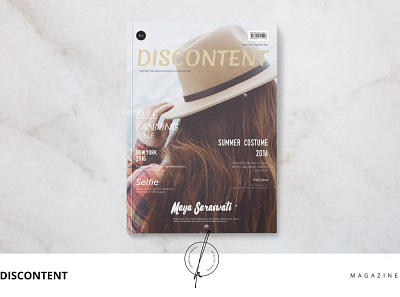 Discontent Magazine #1 app branding design graphic design illustration logo typography ui ux vector